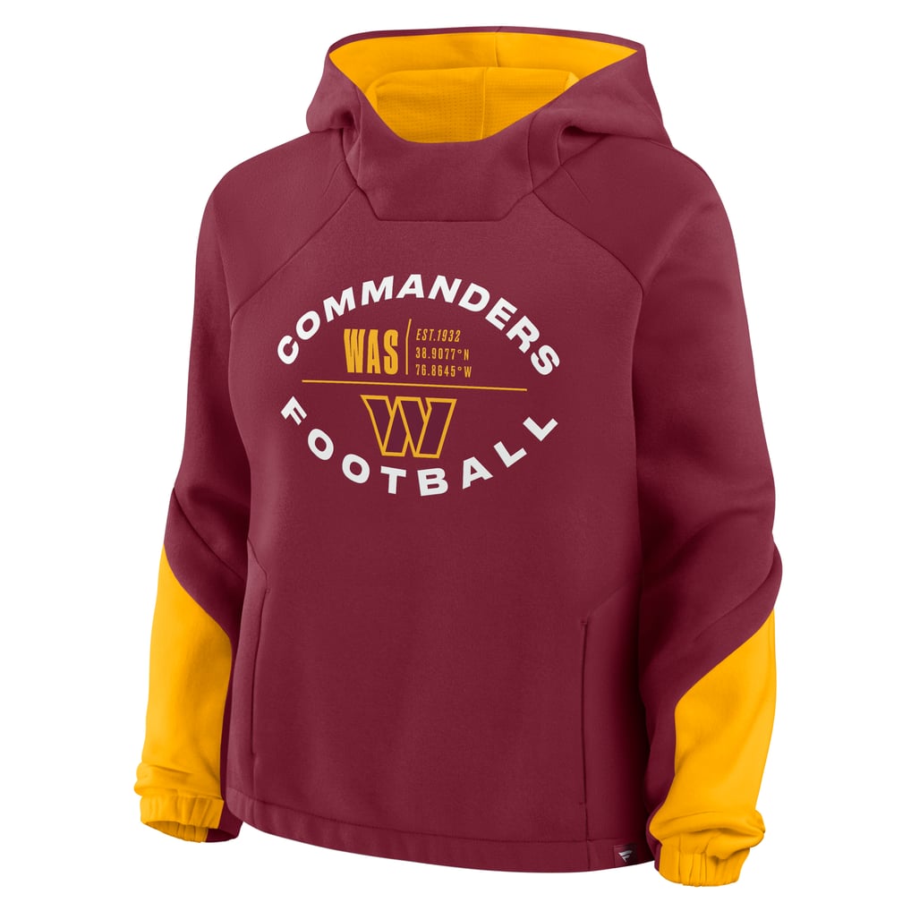 Washington Commanders Fanatics Oversized Redzone Bubble Screen Pullover Hoodie - Burgundy